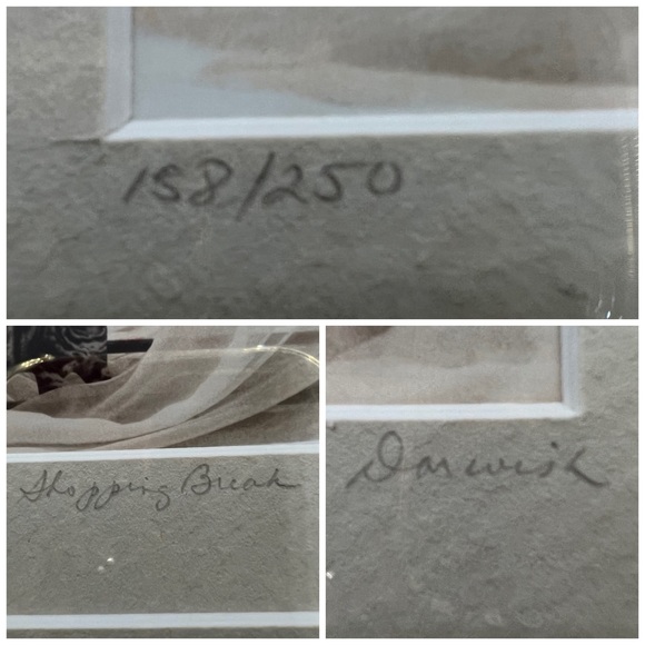 Hand Colored Limited Edition Norm Darwish “Shopping Break” Black & White Photo - Picture 2 of 7